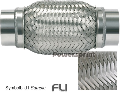 Flexibele Uitlaatpijp 57mm (DD/B) Totale Lengte 200mm