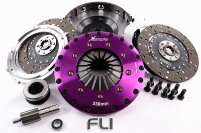 KBM23554-2G Xtreme Performance - 230mm Organic Twin Plate Clutch Kit Incl Flywheel