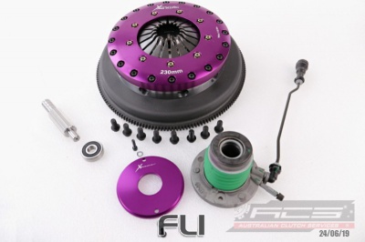 KCR23632-2G Xtreme Performance - 230mm Organic Twin Plate Clutch Kit Incl SMF Flywheel & CSC
