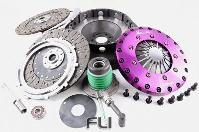 KCR23636-2G Xtreme Performance - 230mm Organic Twin Plate Clutch Kit Incl Flywheel & CSC 1200Nm