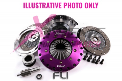 KFD23597-2G Xtreme Performance - 230mm Organic Twin Plate Clutch Kit Incl Flywheel 1200Nm