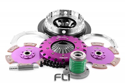 KFD23658-2E Xtreme Performance - 230mm Rigid Ceramic Twin Plate Clutch Kit Incl Flywheel & CSC 1800Nm