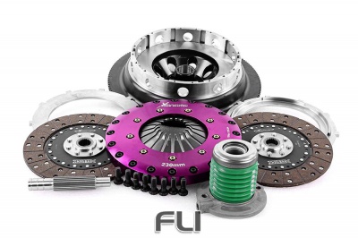 KFD23658-2G Xtreme Performance - 230mm Organic Twin Plate Clutch Kit Incl Flywheel & CSC 1200Nm