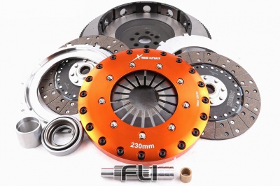 KNI23542-2G Xtreme Performance - 230mm Organic Twin Plate Clutch Kit Incl Flywheel