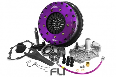 KNI23582-2A Xtreme Performance - 230mm Organic Sprung Twin Plate Clutch Kit Incl Flywheel