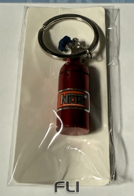 NOS bottle keychain (RED) 