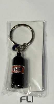 NOS LED bottle keychain (black)