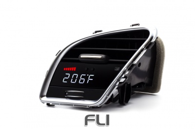 P3 Gauges - L3P3AB8X+VF - Gauge installed in OE Vent