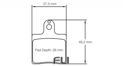 Pagid Racing K 1 Remblokken