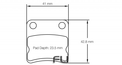 Pagid Racing K 1 Remblokken