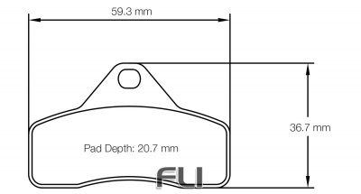 Pagid Racing K 2 Remblokken