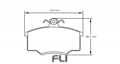 Pagid Racing RSH 29E Remblokken