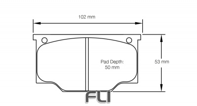 Pagid Racing RSH 29E Remblokken
