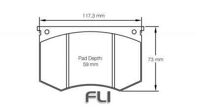 Pagid Racing RSH 29E Remblokken