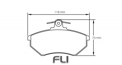 Pagid Racing RSH 29E Remblokken