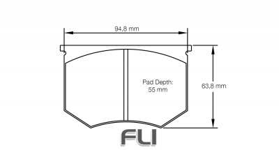 Pagid Racing RSH 29E Remblokken
