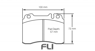 Pagid Racing RSH 42 Remblokken
