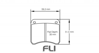 Pagid Racing RSH 42 Remblokken
