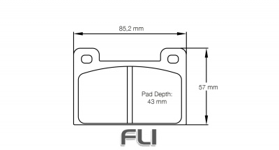 Pagid Racing RSH 42 Remblokken