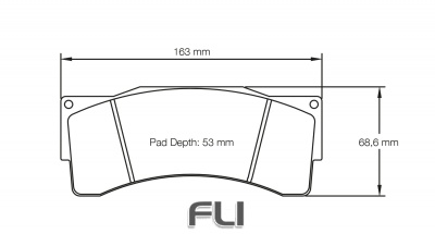 Pagid Racing RSL 19 Remblokken