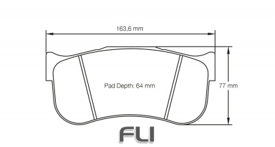 Pagid Racing RSL 1 Remblokken