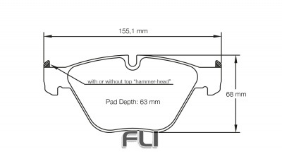 Pagid Racing RSL 1 Remblokken