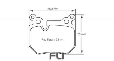 Pagid Racing RSL 1 Remblokken