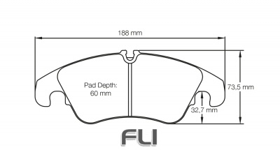 Pagid Racing RSL 1 Remblokken