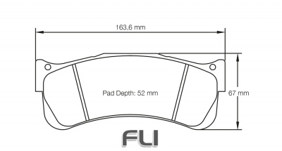 Pagid Racing RSL 1 Remblokken