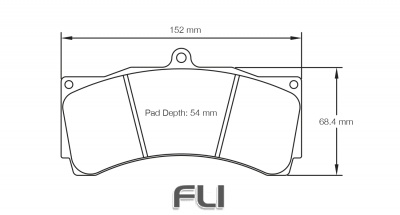 Pagid Racing RSL 1 Remblokken