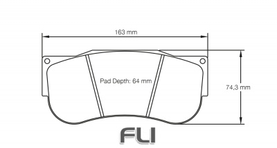 Pagid Racing RSL 1E Remblokken