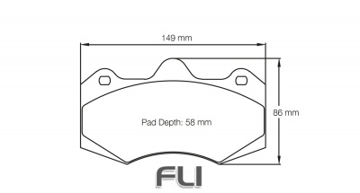 Pagid Racing RSL 29 Remblokken