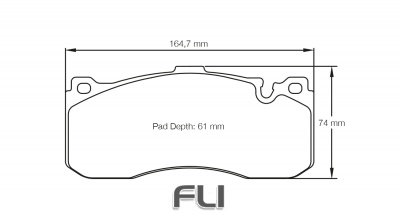 Pagid Racing RSL 29 Remblokken