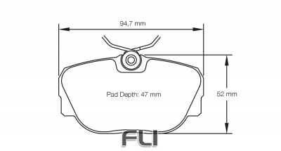 Pagid Racing RSL 29 Remblokken