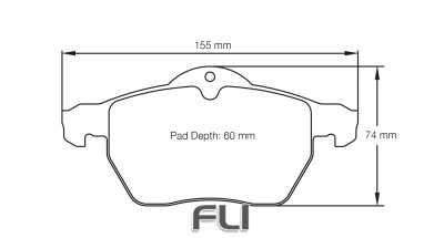 Pagid Racing RSL 29 Remblokken