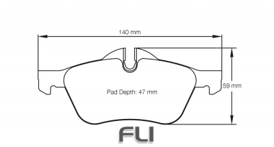 Pagid Racing RSL 29 Remblokken