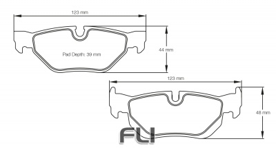Pagid Racing RSL 29 Remblokken