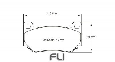 Pagid Racing RSL 29 Remblokken