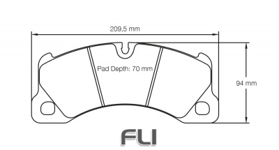 Pagid Racing RSL 29 Remblokken