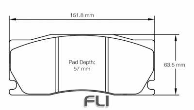 Pagid Racing RSL 29 Remblokken