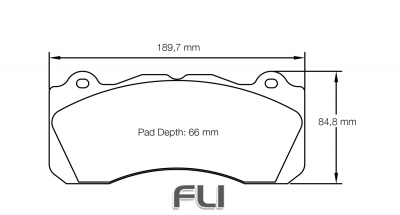 Pagid Racing RSL 29 Remblokken