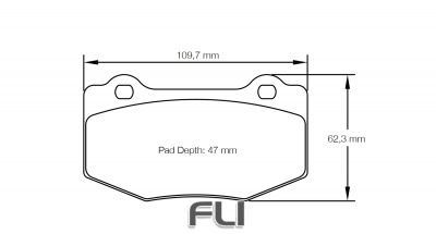 Pagid Racing RSL 29 Remblokken