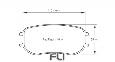Pagid Racing RSL 2 Remblokken
