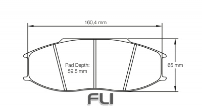 Pagid Racing RSL 2 Remblokken