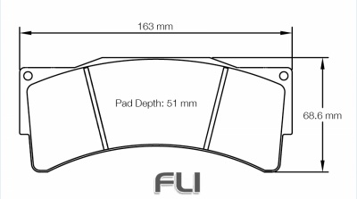 Pagid Racing RSL 2 Remblokken