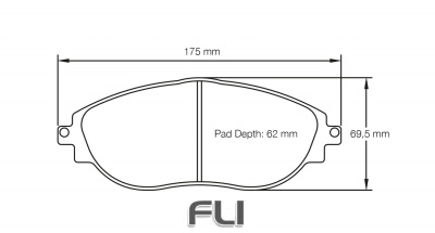 Pagid Racing RSL 2 Remblokken