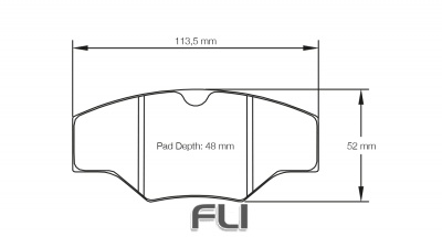 Pagid Racing RST 1 Remblokken