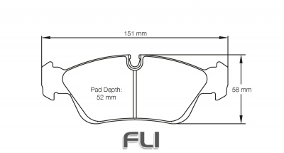 Pagid Racing RST 1 Remblokken
