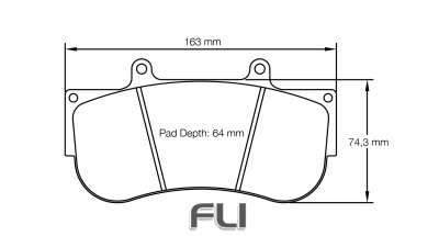 Pagid Racing RST 1 Remblokken