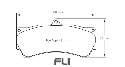 Pagid Racing RST 1 Remblokken